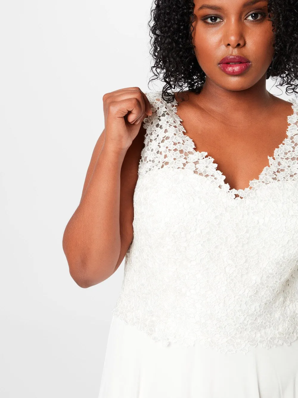 Evening dress My Mascara Curves, white