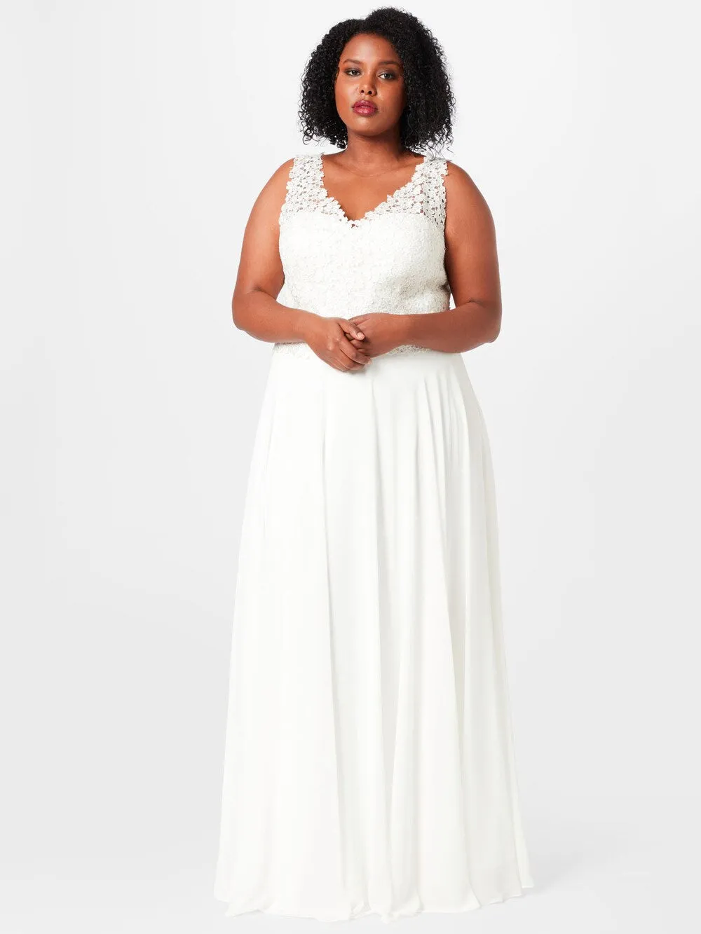 Evening dress My Mascara Curves, white