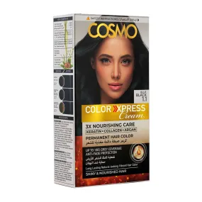 PERMANENT HAIR COLOR NATURAL 1.1 BLUE BLACK