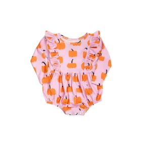 Playsuit Bubble Romper- Pumpkin Obsessed